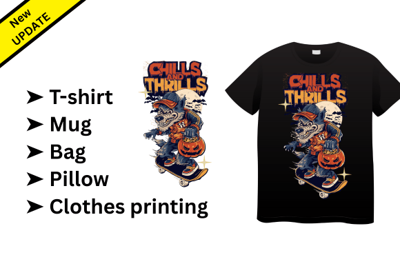 Chills and Thrils Png: A Versatile Design for Creative Projects