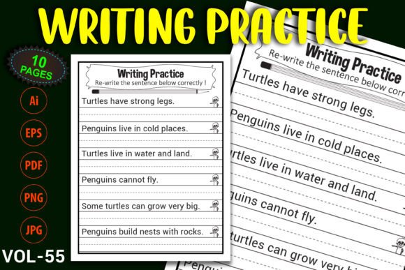 Enhancing Early Writing Skills with Making Sentence KDP Interior for Child