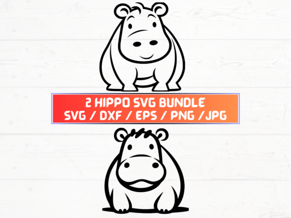 Hippo SVG, DXF, EPS, JPG, and PNG Files: A Complete Guide for Designers and Creators
