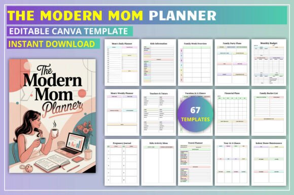 The Modern Mom Planner KDP Interior: A Practical Tool for Organized Living