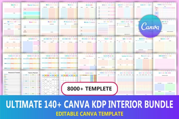 The Ultimate 140 Canva KDP Interior Bundle: A Comprehensive Guide